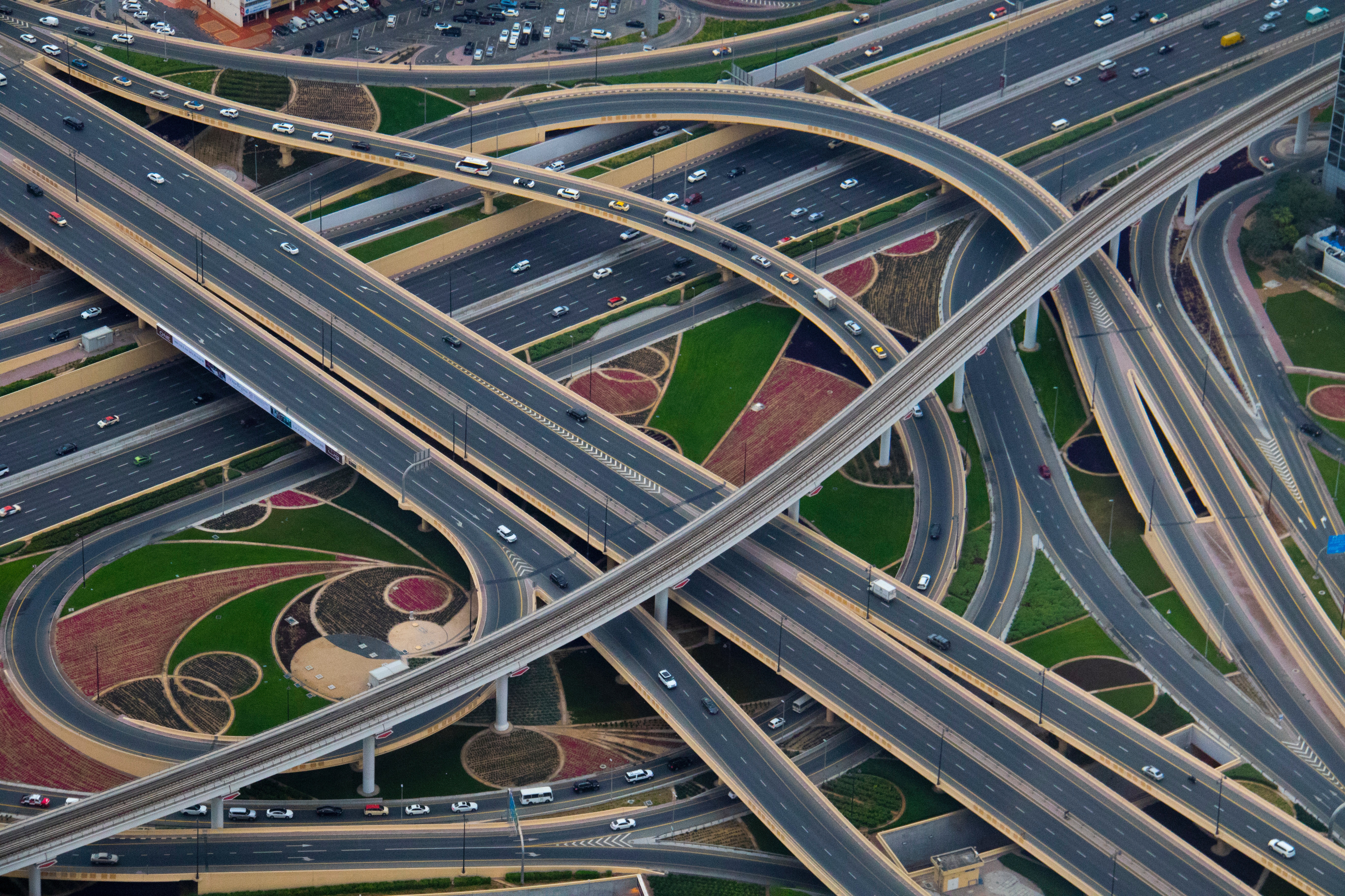 Junction. Дорожная развязка. Пересечение дорог. Дорожно-транспортная инфраструктура. Многоуровневая развязка.